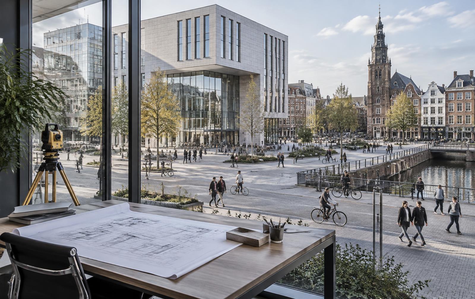 Nederlandse stadsarchitectuur gezien vanuit een professionele planomgeving